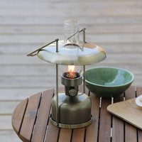 Markslöjd LED battery-powered table lamp Fanos, brass, dimmable, IP44