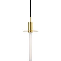 DESIGN BY US Liberty Disc pendant light, gold-coloured