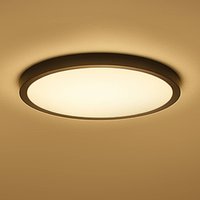 Calex Smart LED-taklampa HALO Ø 40 cm svart IP54 RGB CCT