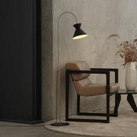 OSRAM golvlampa Decor Waist, stål, svart, E27