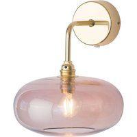 EBB & FLOW Horizon vägglampa arm guld/rosa Ø 21 cm