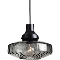 DESIGN BY US New Wave Optic pendant light, smoke grey