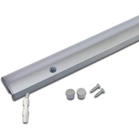 Hera Lampe sous meuble LED ModuLite F, aluminium, 60 cm, 3.000 K, Alu