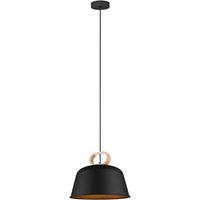Viokef Clip pendant light made of steel, black