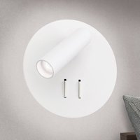 ORION Lenny LED wall light with 2 light sources, white