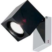 Fabbian Cubetto wall light GU10 chrome/black