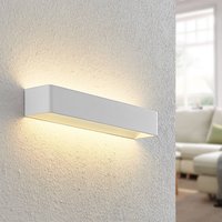 Arcchio LED-vägglampa Karam, 53 cm, vit, metall, upp/ner