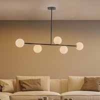 SIGMA Gama 5 pendant light, 5-bulb, black