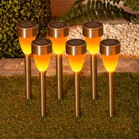 Näve LED solar light 4135006, flame effect, set of 6