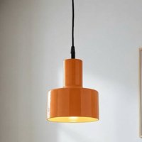 PR Home Hänglampa Solo Small med stickkontakt Ø13cm, orange