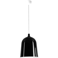 Aluminor Bottle pendant light, Ø 20 cm, black/white
