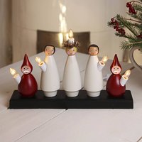 STAR TRADING Snygg ljusstake Luciakör, 5-armad