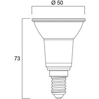 Sylvania LED bulb RETRO, PAR16, E14, 3.6 W, 840, 345 lm, 36°