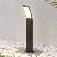 Lindby Ilvita LED-vägglampa, 60 cm, antracit, metall, IP54