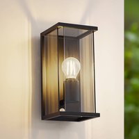 Lucande kinkiet zewnętrzny Annalea, dymny szary, IP54, czujnik