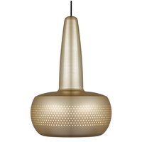 UMAGE Clava hanging lamp brass, cannonball black