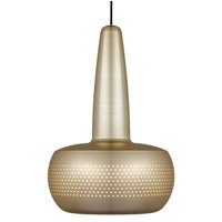 UMAGE Clava hänglampa mässing, Cannonball svart