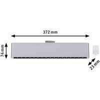 Paulmann URail LED track light Zelos, chrome, 4,000 K, 37 cm