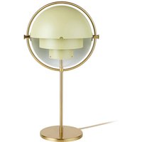 GUBI Multi-Lite bordslampa, höjd 50 cm, mässing/kräm