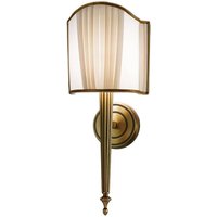 Cremasco Vägglampa Belle Epoque i antikmässing