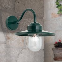 ORION Outdoor wall light Edward in vintage style dark green