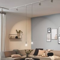 Paulmann URail pendant light 2Easy, signal white, metal, E27
