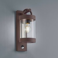 Trio Lighting Applique d'extérieur Sambesi à détecteur, rouille