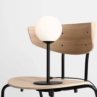 ALDEX Lampe à poser Joel, hauteur 35 cm, noir/blanc