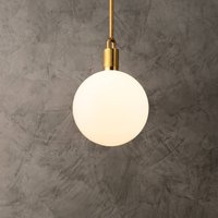 Buster + Punch Forked Pendulum Ø 29 cm brass/opal