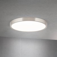 ORION LED-taklampa Disc, nickelfärgad satin, Ø 28 cm, CCT
