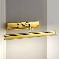 Masiero Melle gold-plate LED picture light