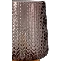 Pauleen Fancy Glamour E27 LED battery taupe wood