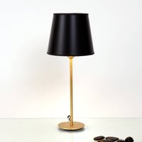 Holländer Black-golden table lamp Mattia