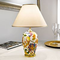austrolux Damasco table lamp with 24 carat gold, Ø 40 cm