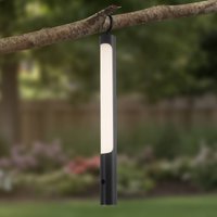 Lindby LED-Akkuleuchte Kompis, anthrazit, dimmbar, IP54