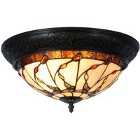 Clayre&Eef Taklampa Florent i Tiffanystil