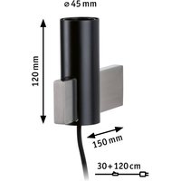 Paulmann Aik wall light with cable and plug