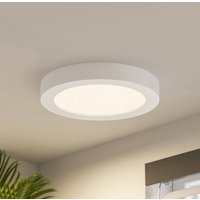 Prios LED-taklampa Edwina, vit, 25 cm, set om 10 st