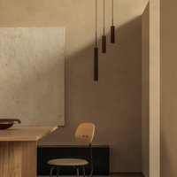 Audo Copenhagen Audo hänglampa Tubulaire, bronsfärgad, aluminium, 3 lampor