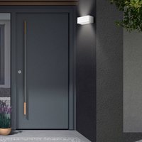 Telefunken LED-utomhusvägglampa Monaco upp/ner vit