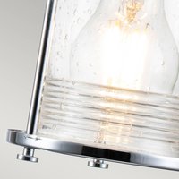 KICHLER Ashland Bay bathroom wall light, three-bulb chrome KICHLER Ashland Bay bathroom wall light, three-bulb chrome