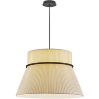 Bover pendellampa Folie S, grädde/svart, Ø 60 cm