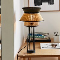 MARKET SET Singapore DBL table lamp, khaki/curry