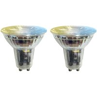 LUUMR Smart LED-lampa 2st GU10 glas 4,7W klar Tuya