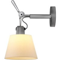 Artemide Tolomeo 18 Diffusore Designer-Wandleuchte, weiß/alu