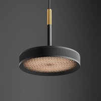 OLEV suspension LED OVERFLY, noir Ø 15 cm, métal 927 à intensité variable