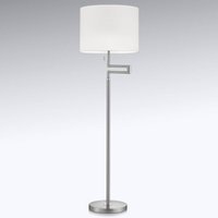 Knapstein Golvlampa Lilian, LED-dimmer, nickel matt/krom