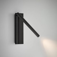 Bover LED-vägglampa Arid A/02 svart, aluminium, 2 700 K