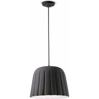 Ferroluce Taklampa Madame Gres keramik 30 cm antracit