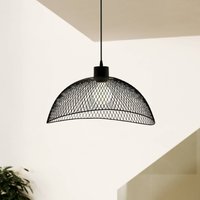 EGLO Pompeya pendant light, length 45 cm, black, steel
